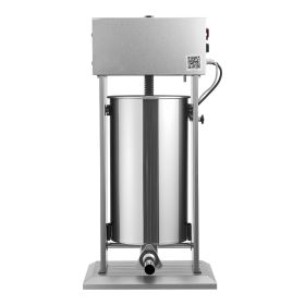 Electric Sausage Stuffer, 55 LBS / 25 L Vertical Meat Stuffer, Stepless Speed Control and Foot Pedal